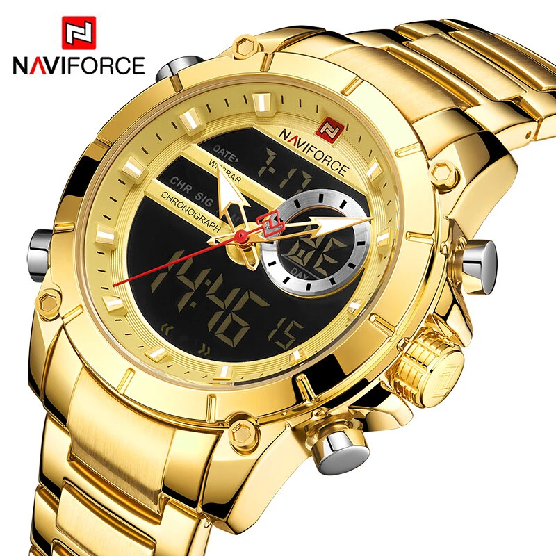 Naviforce NF9163- Golden