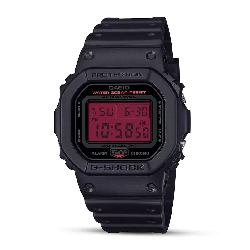 Casio G-Shock Vibrant Red Digital Dial Men’s Watch | DW-5600BBR-1