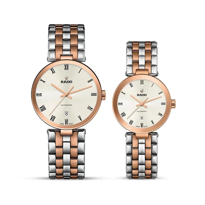 Rado Florence Antique Cream Dial Two-tone Couple Watch | R48902113/R48900113